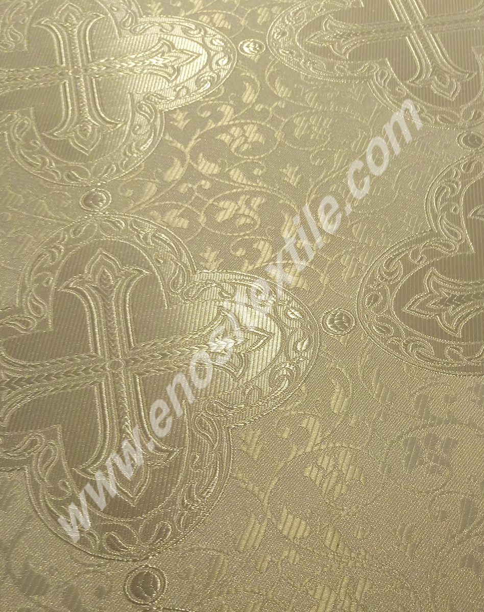 KL-050 White-Silver Brocade Fabrics